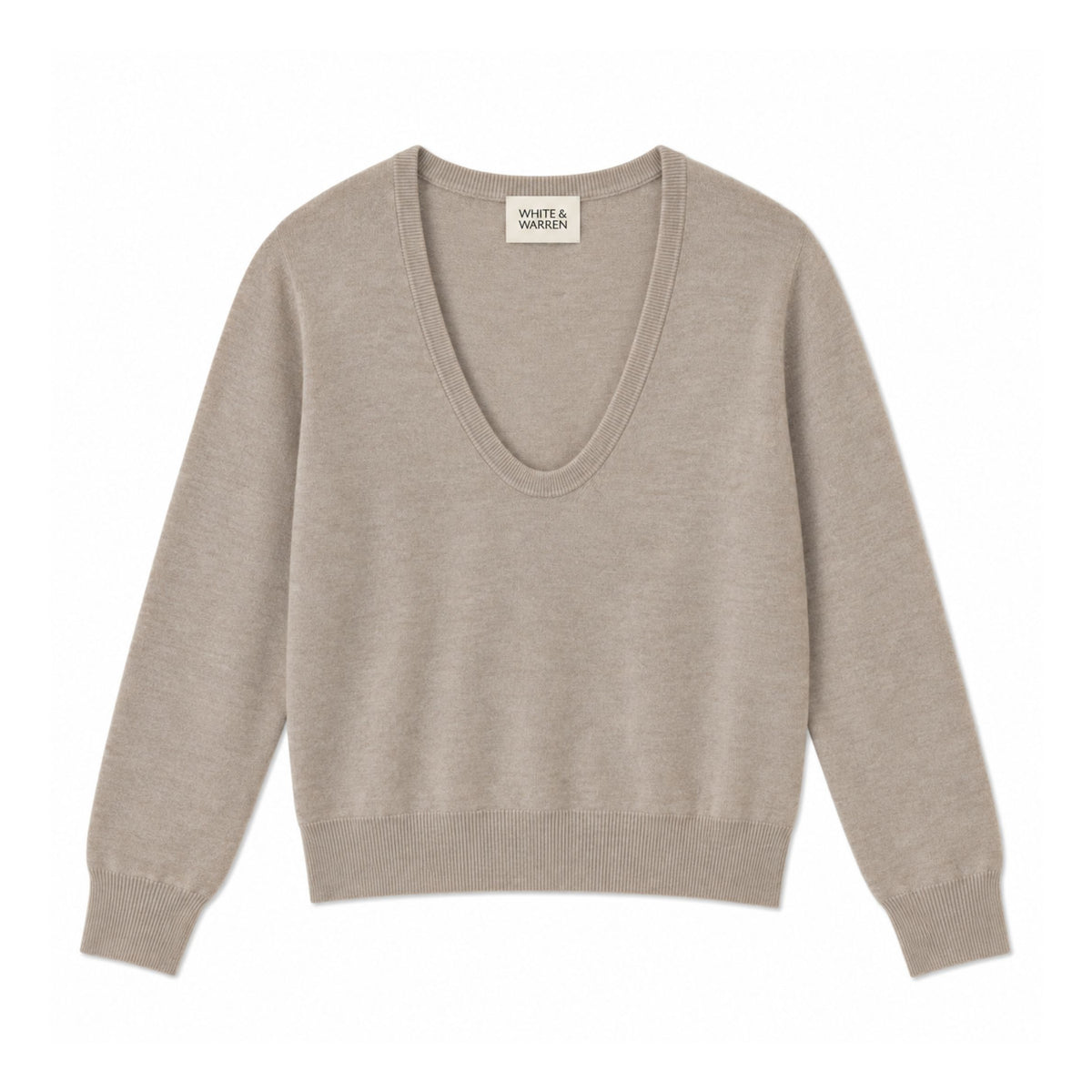 Cashmere Scoop Sweater