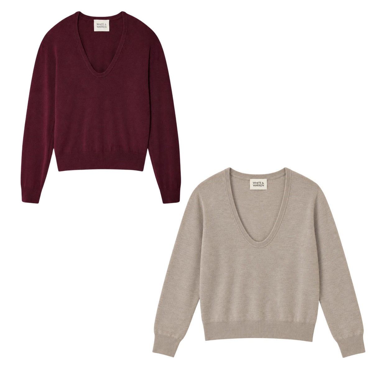 Cashmere Scoop Sweater