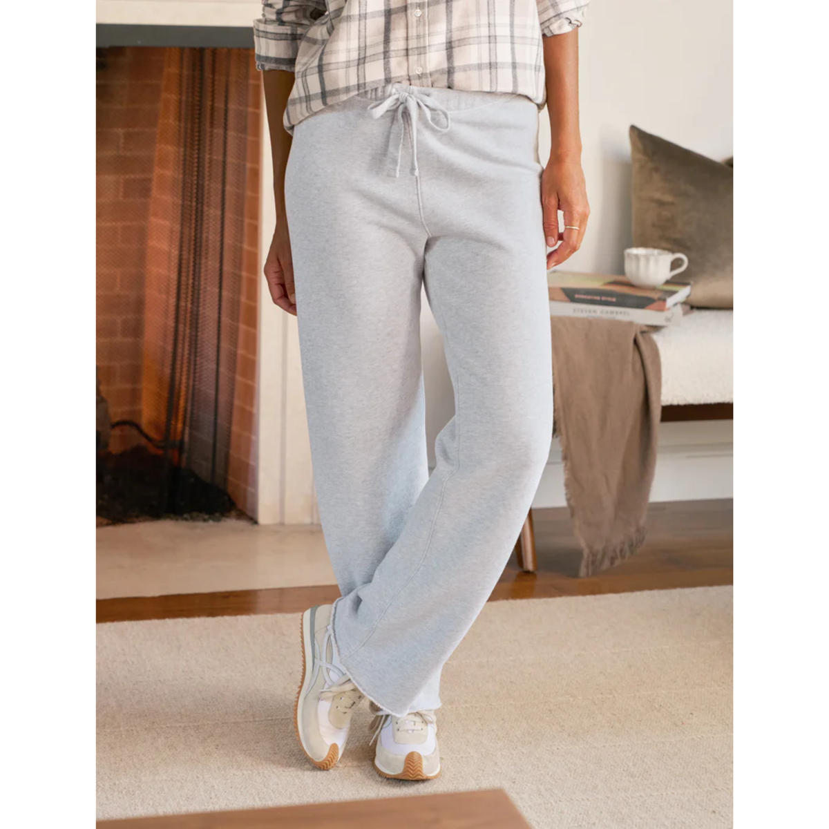 Catherine Full-Length Sweatpant - Gray Melange