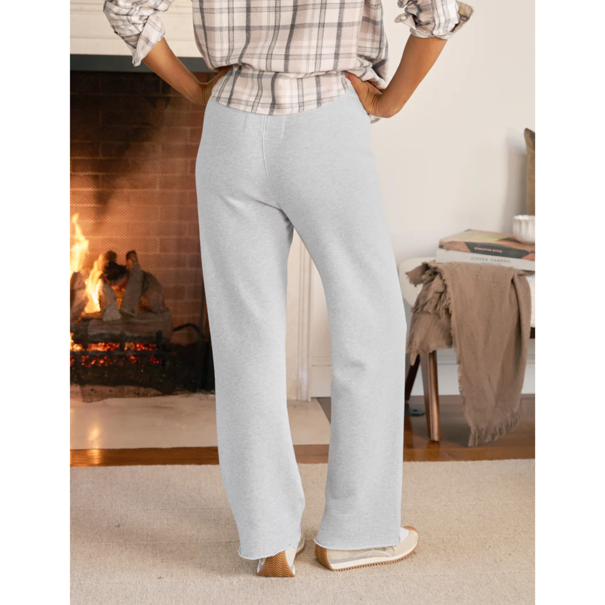 Catherine Full-Length Sweatpant - Gray Melange