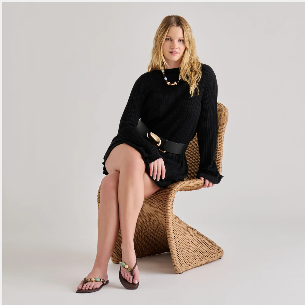 Cely Sandal - Dark Brown Leather