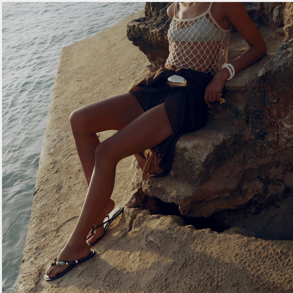 Cely Sandal - Dark Brown Leather