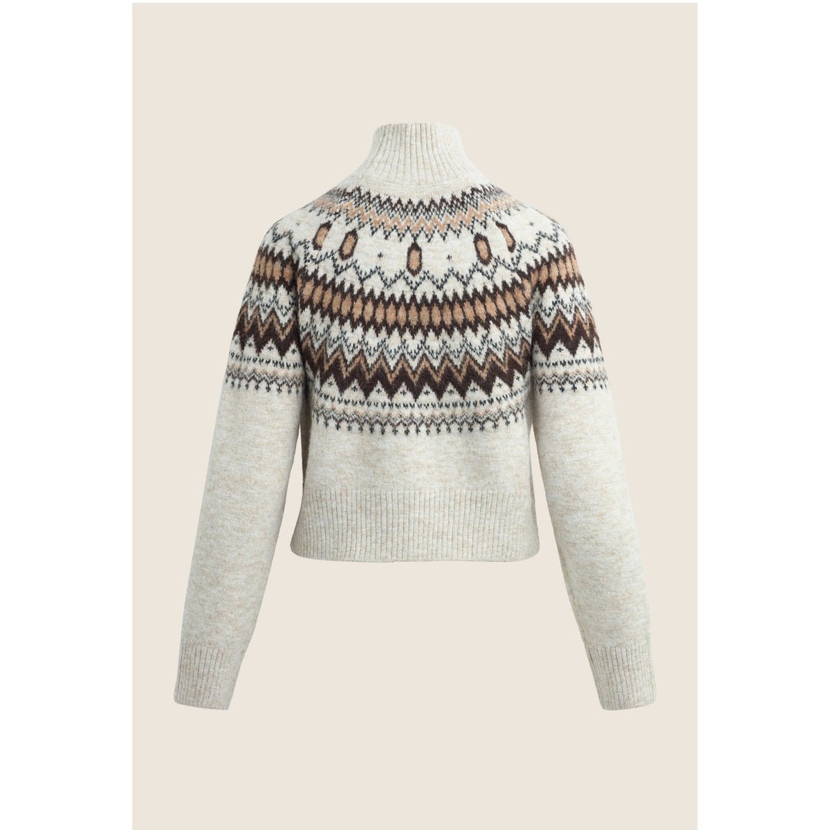 Chalet Sweater - Cream Espresso Multi