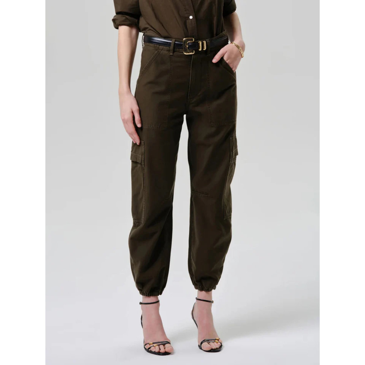 Ciela Bubble Hem Utility - Moss