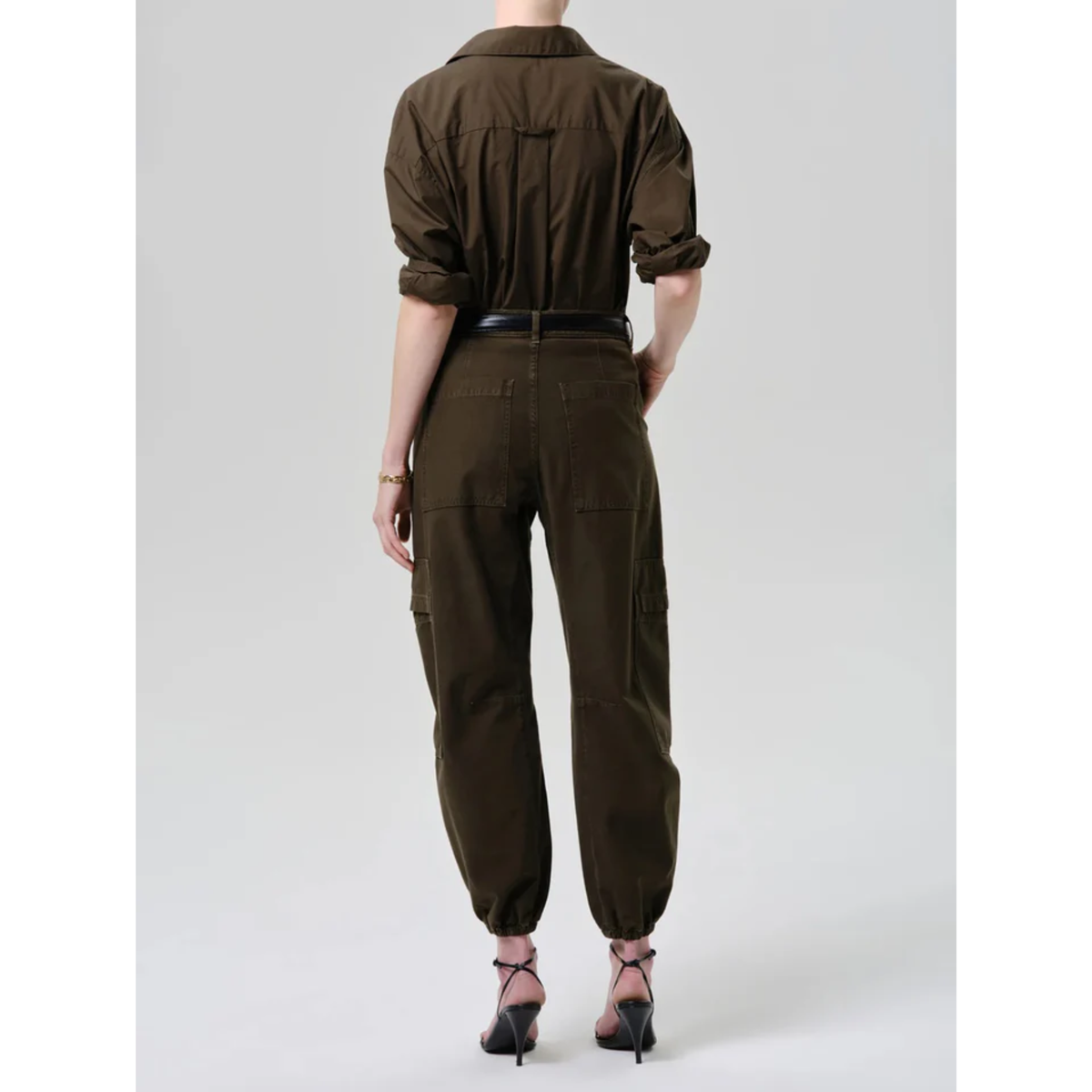 Ciela Bubble Hem Utility - Moss