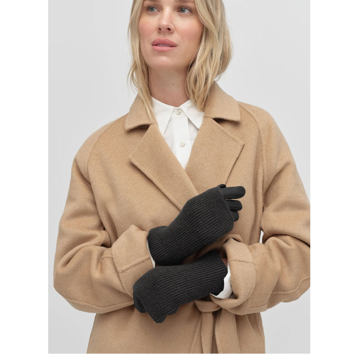 City Gloves - Black Leather