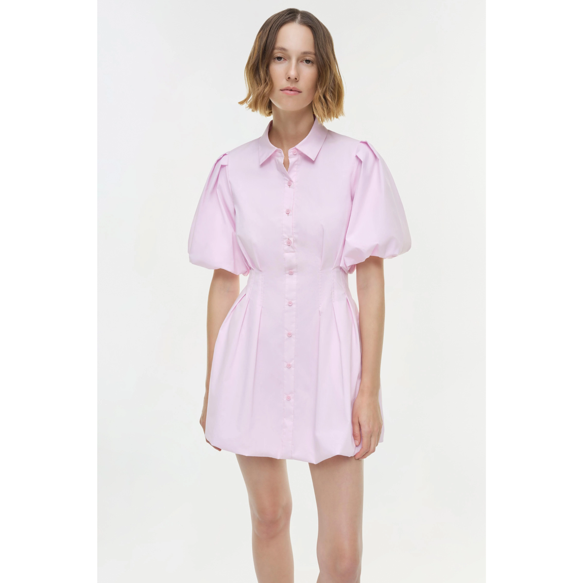 Cleo Cotton Mini Dress - Tulip