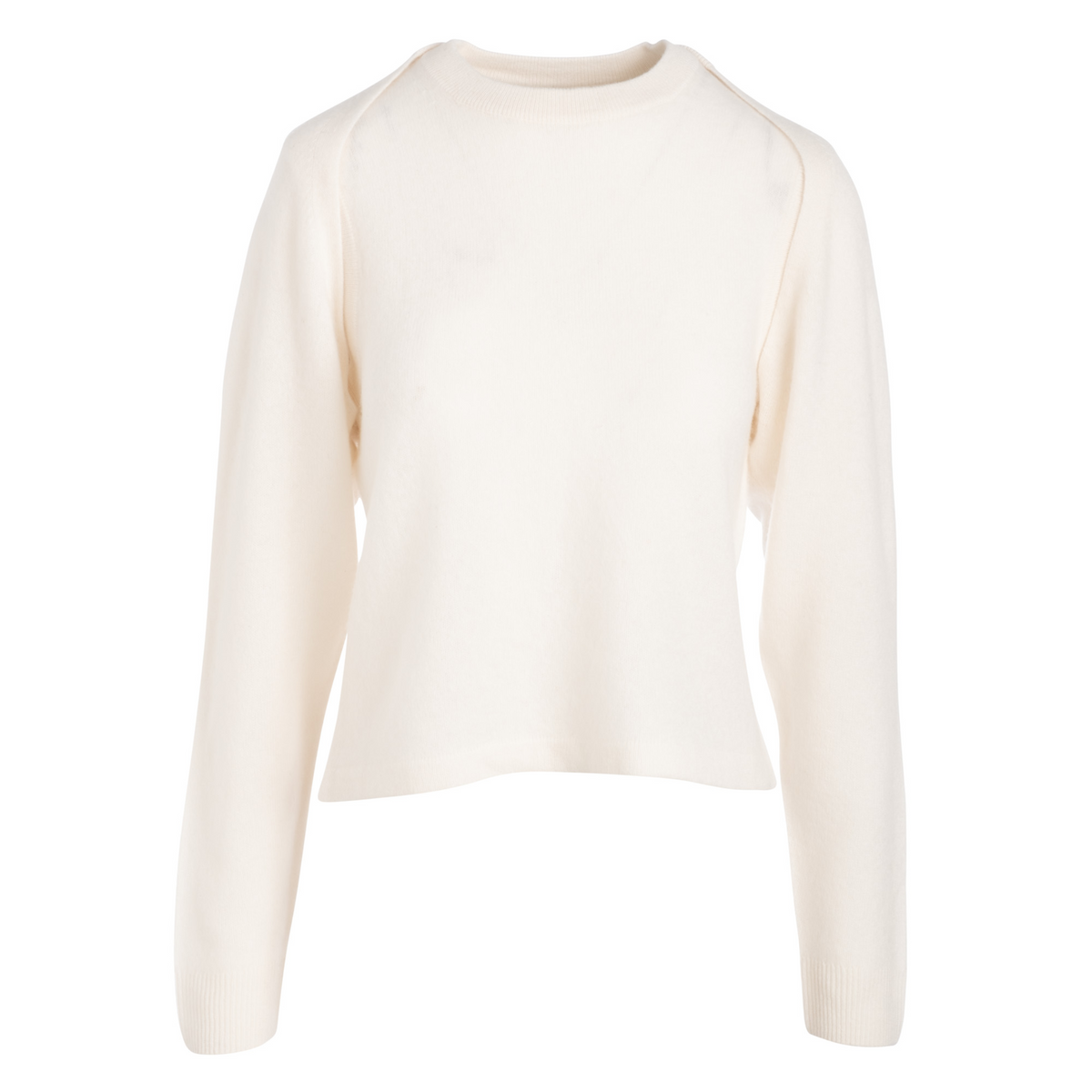 Coastal Cashmere Convertible Sweater - White
