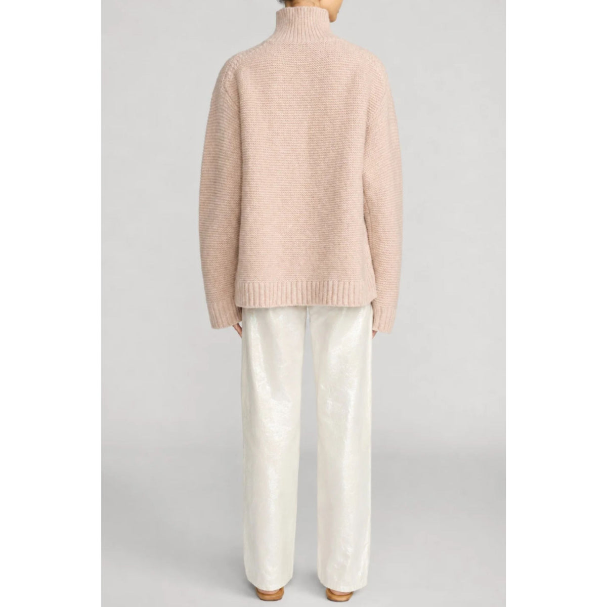 Coated Hang Jean - Pearl