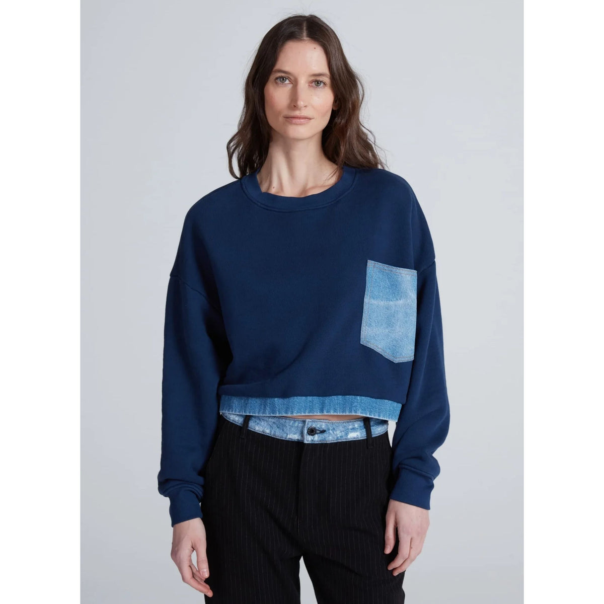 Combo Sweatshirt - Navy