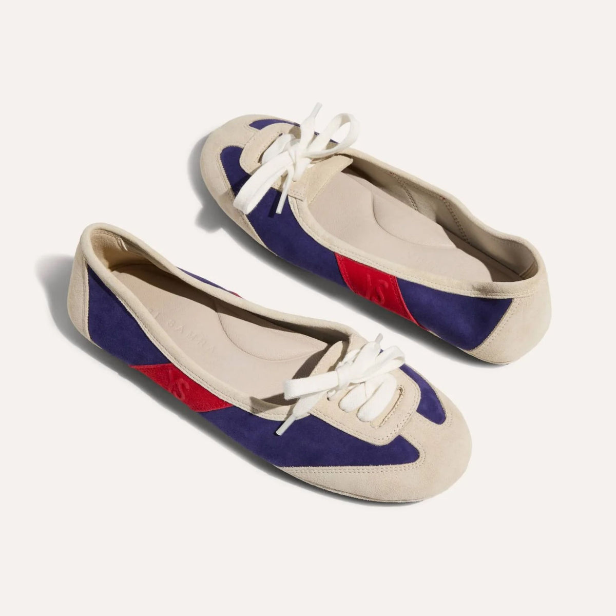 Commuter Sneaker - Bone/Eggplant/Red Suede/Nappa