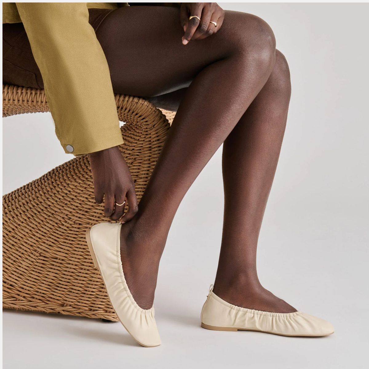 Conrad Ballet Flat - Bone