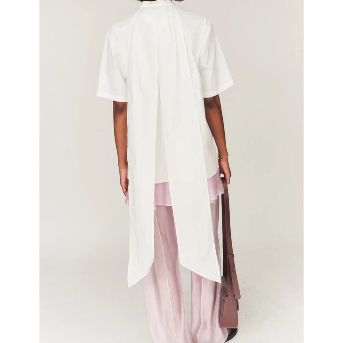 Cyprus Scarf Shirt - White