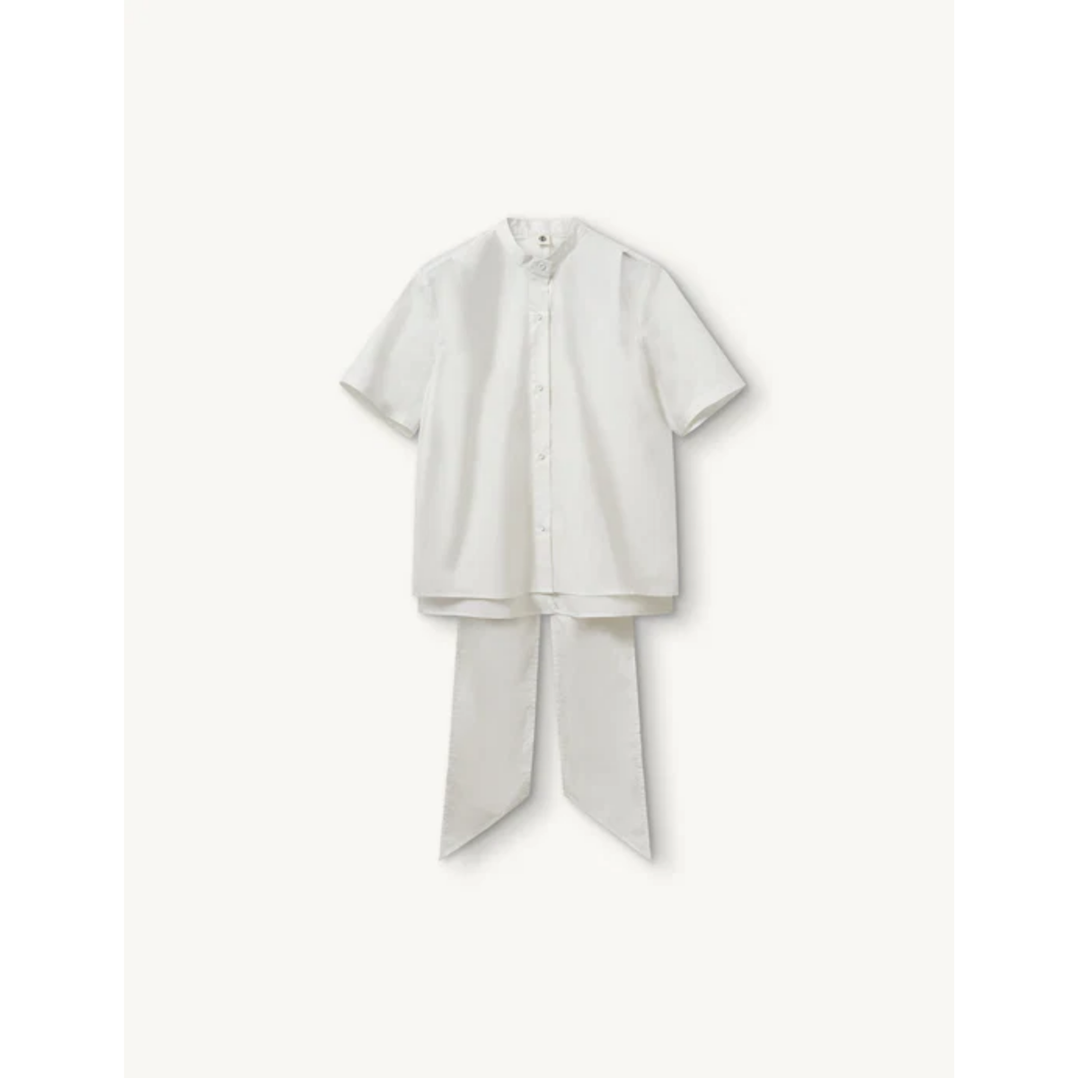 Cyprus Scarf Shirt - White