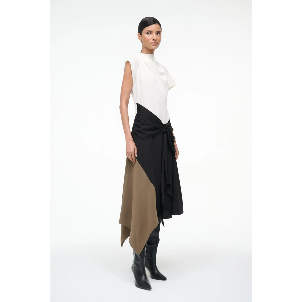 Davina Dress - Black Multi