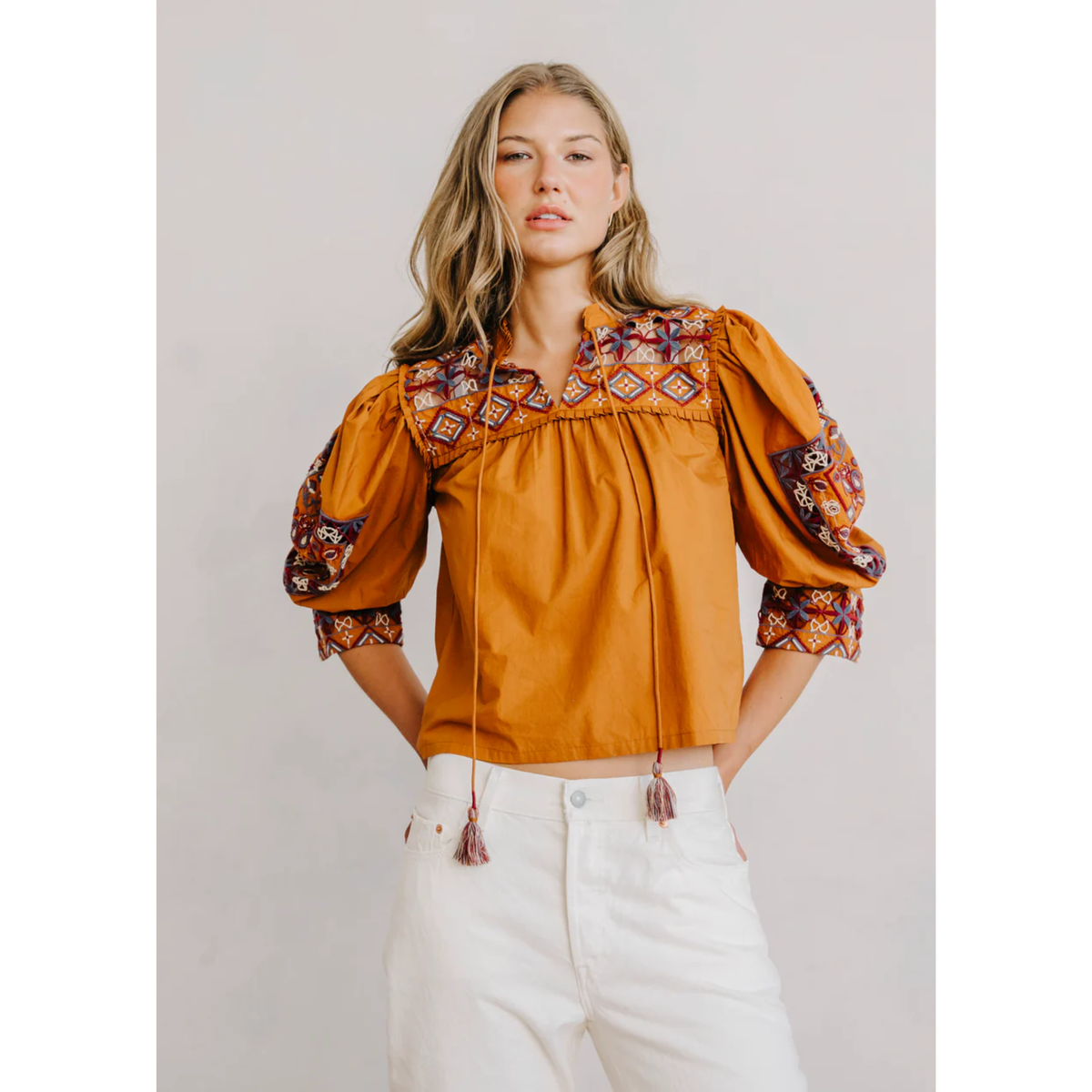 Diella Top - Caramel