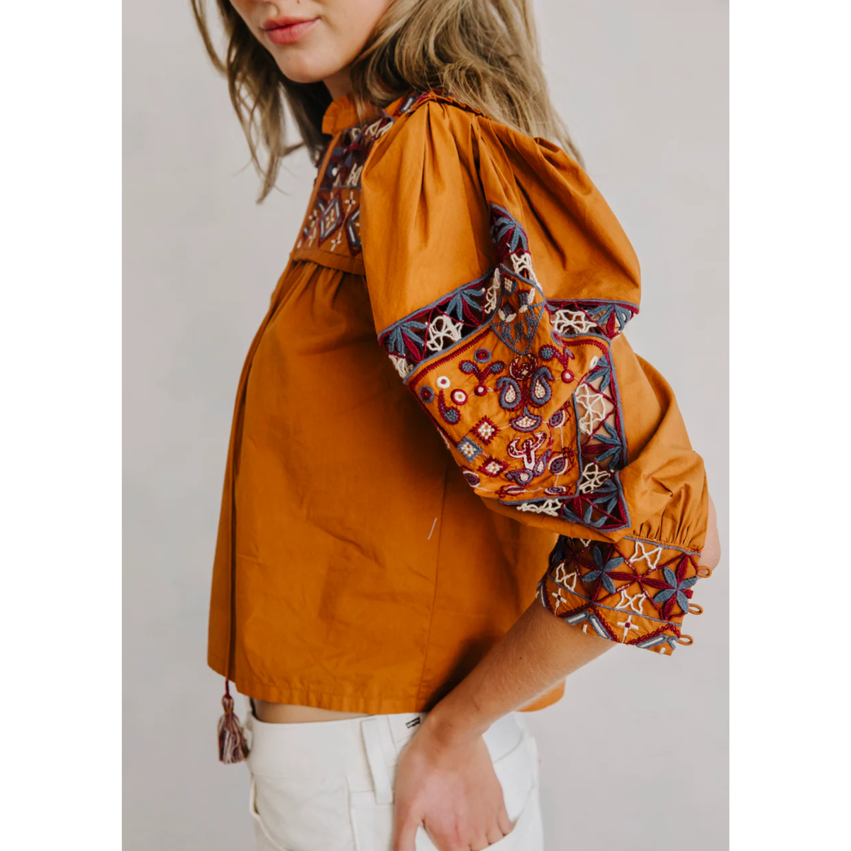 Diella Top - Caramel