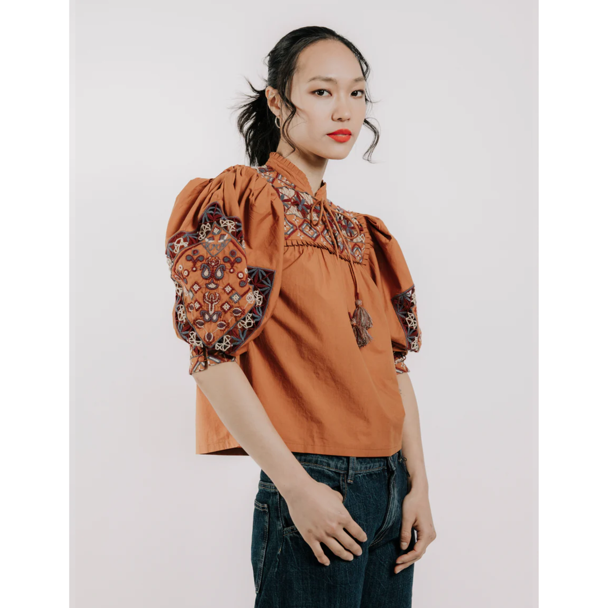 Diella Top - Caramel