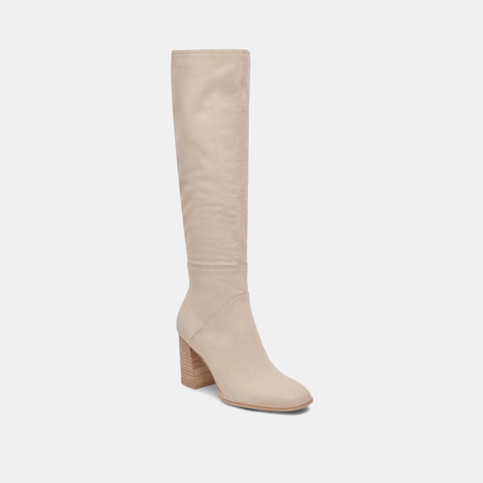 Cream discount suede boots
