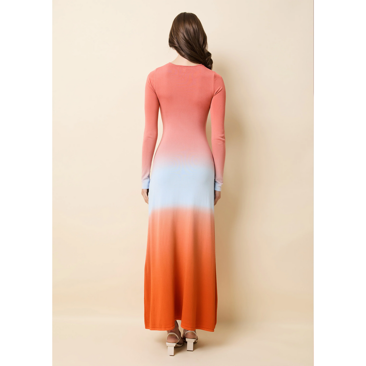 Dora Dress - Ombre Peachy Keen