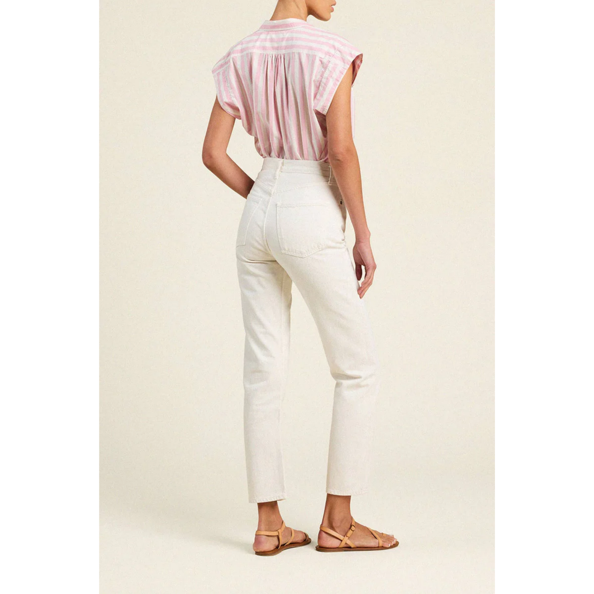 Della Shirt - Pink Stripe