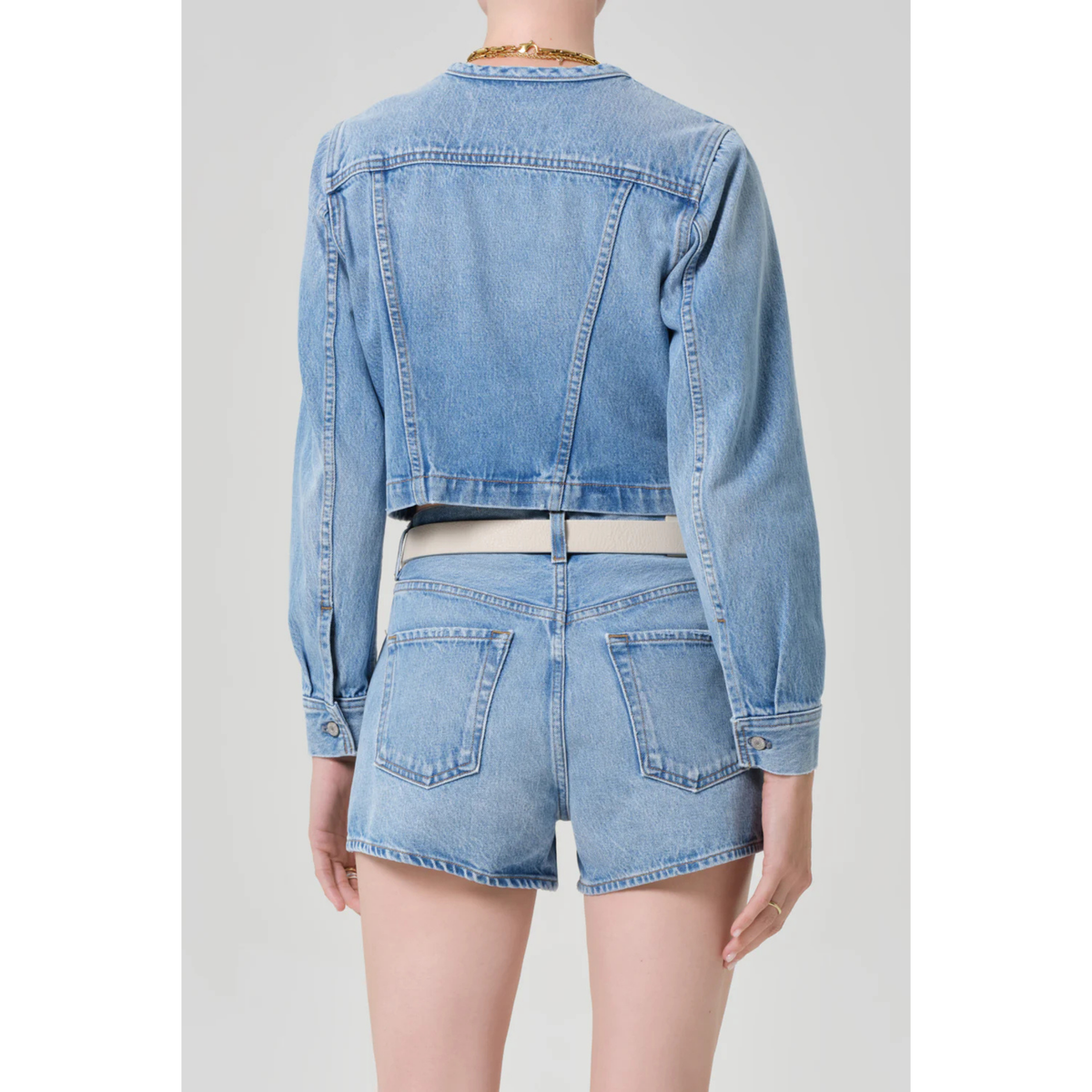 Devin Collarless Jacket - Cecil