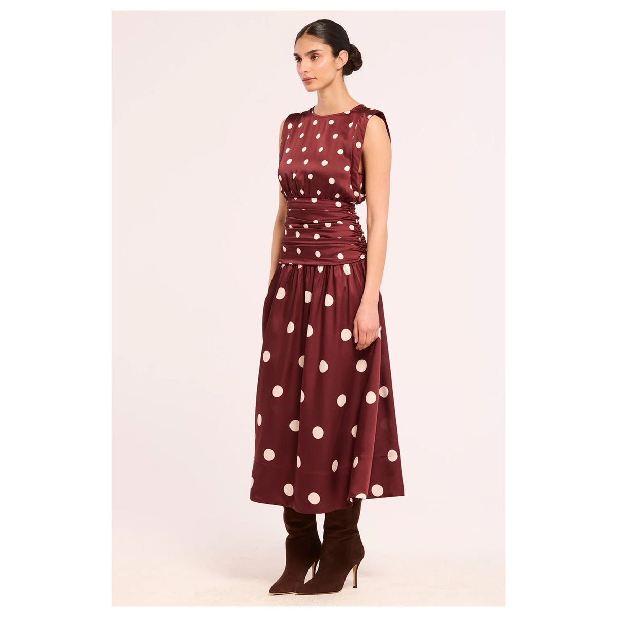 Divya Dress - Mixed Pola Dots