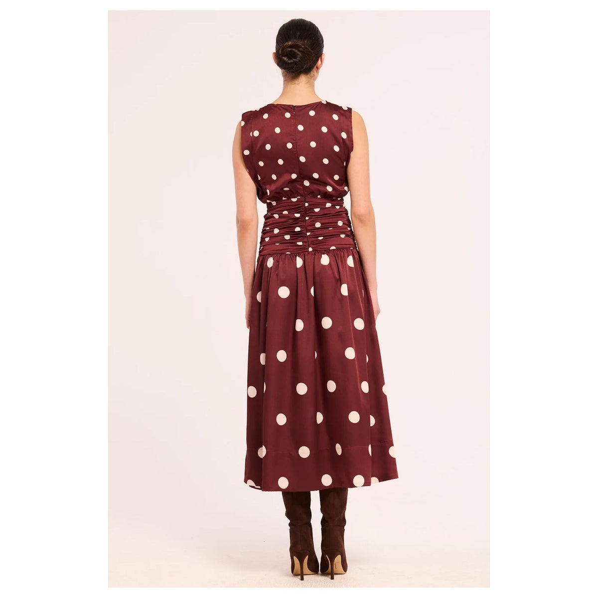 Divya Dress - Mixed Pola Dots
