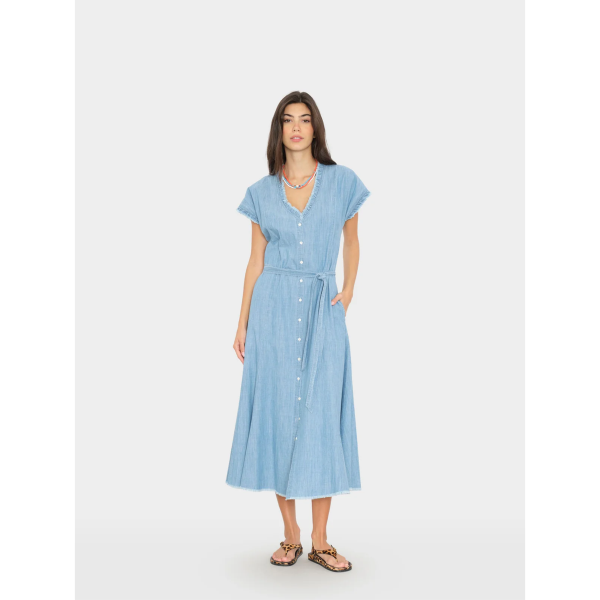 Dixie Dress - Slate Sky