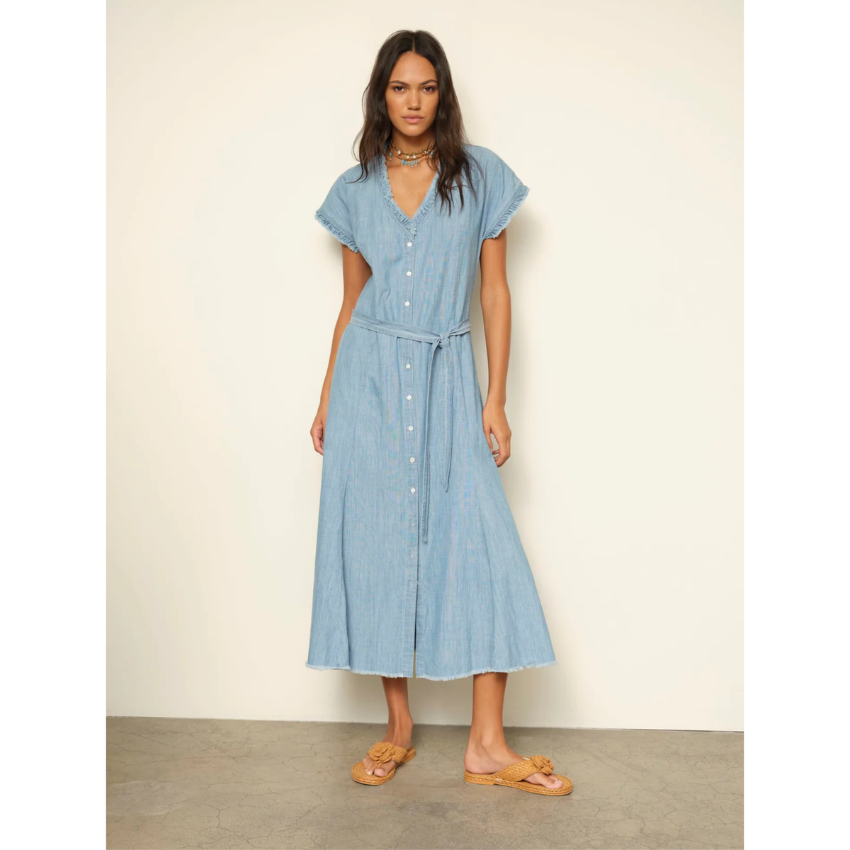 Dixie Dress - Slate Sky