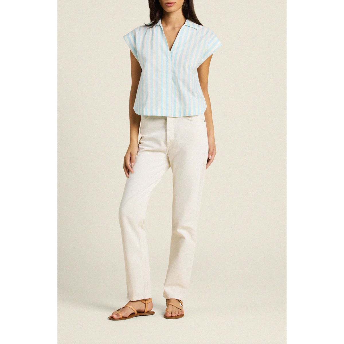 Dorada Shirt - Isla Stripe