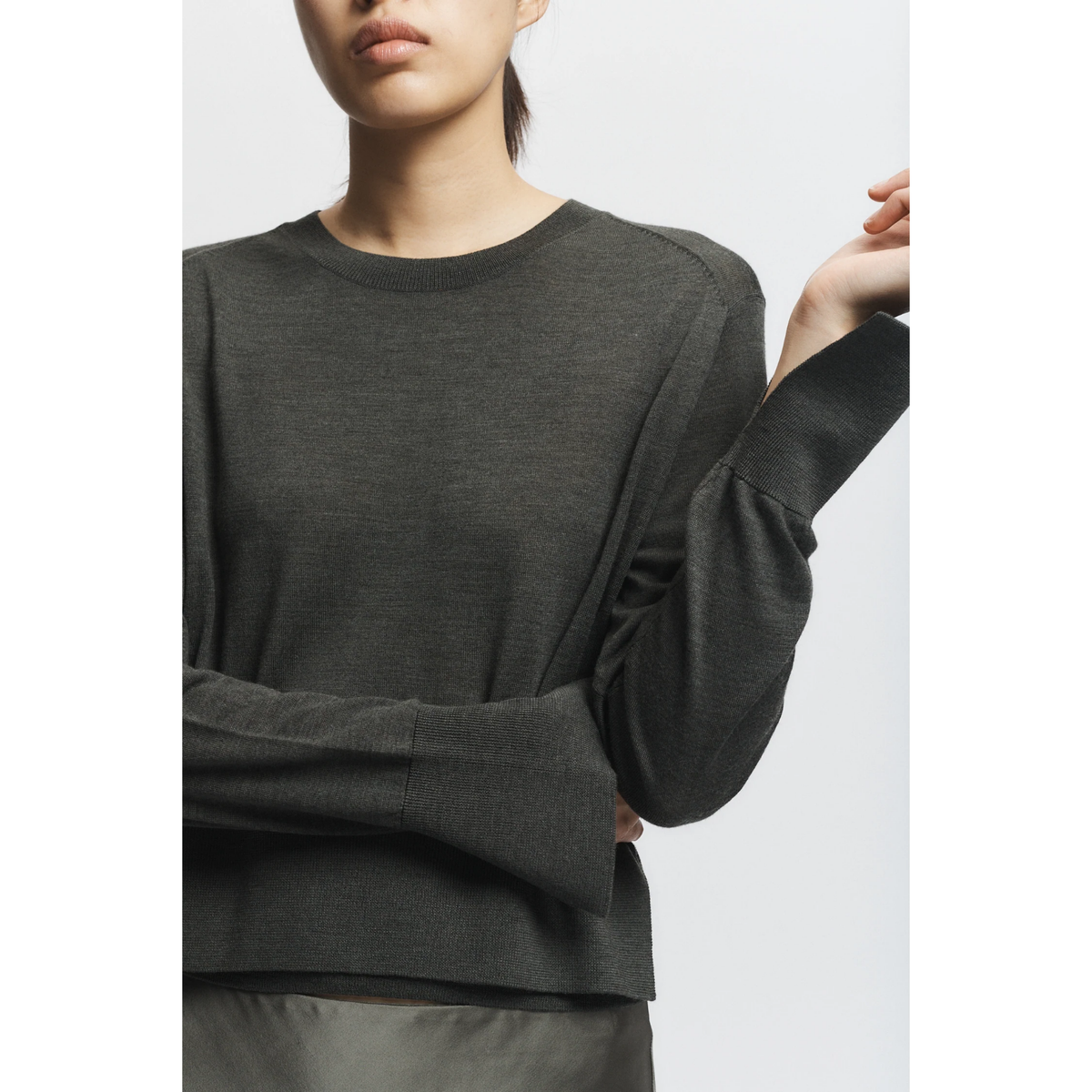 Elodie Layered Crewneck Knit