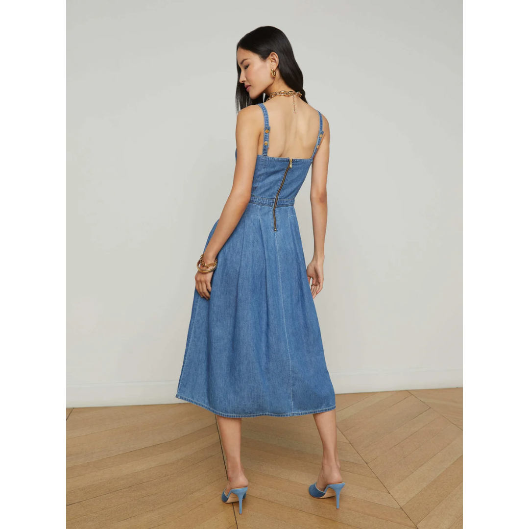 Esmeralda Chambray Dress