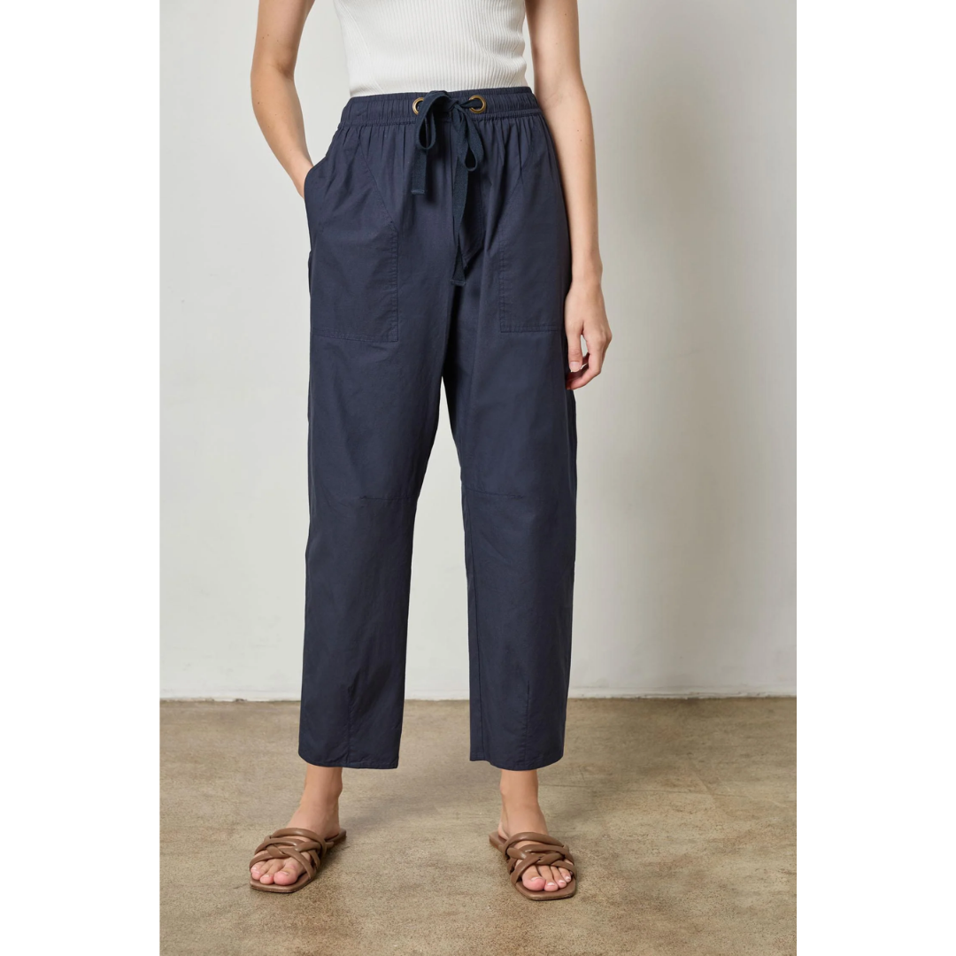 Everyday Poplin Pant - Navy