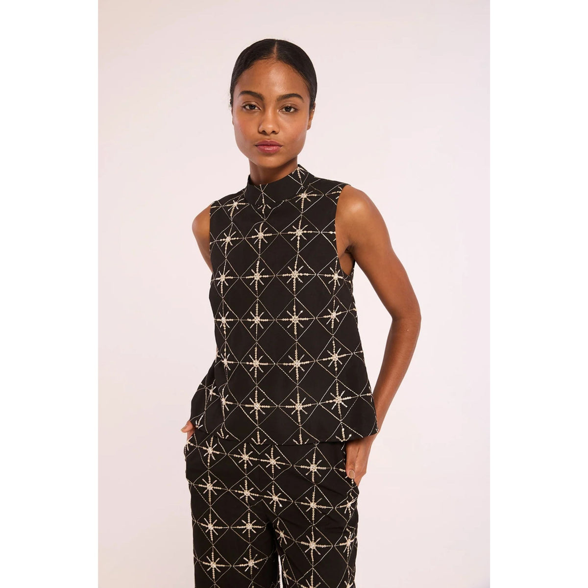 Edith Top - North Star Sequin Embellishment