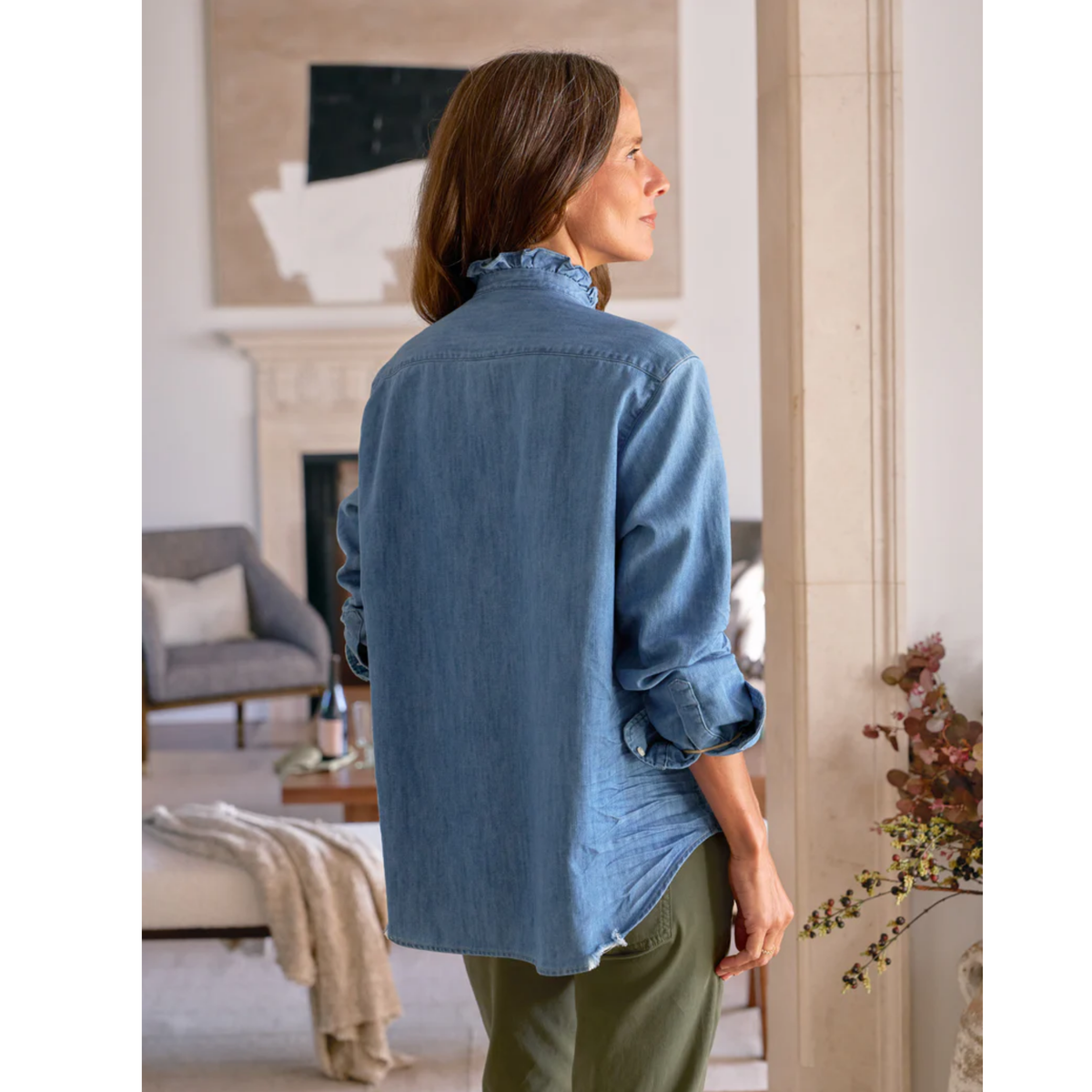 Eileen Ruffle - Vintage Stonewashed Indigo