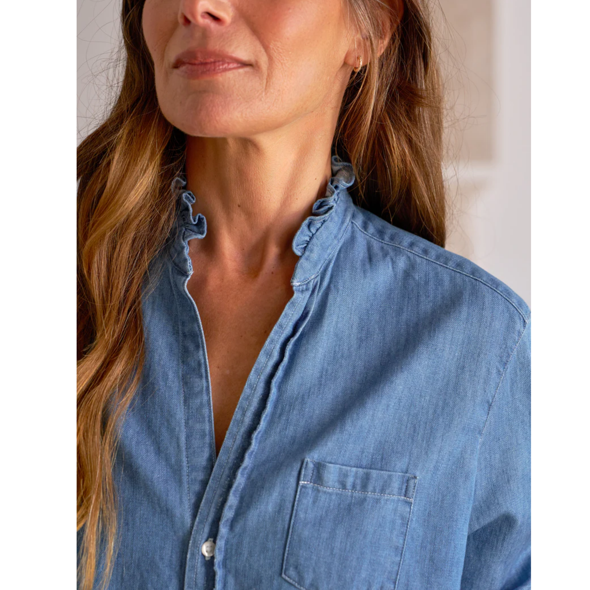 Eileen Ruffle - Vintage Stonewashed Indigo