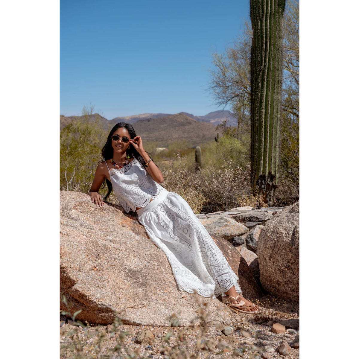 Ellie Cami Top - Bright White
