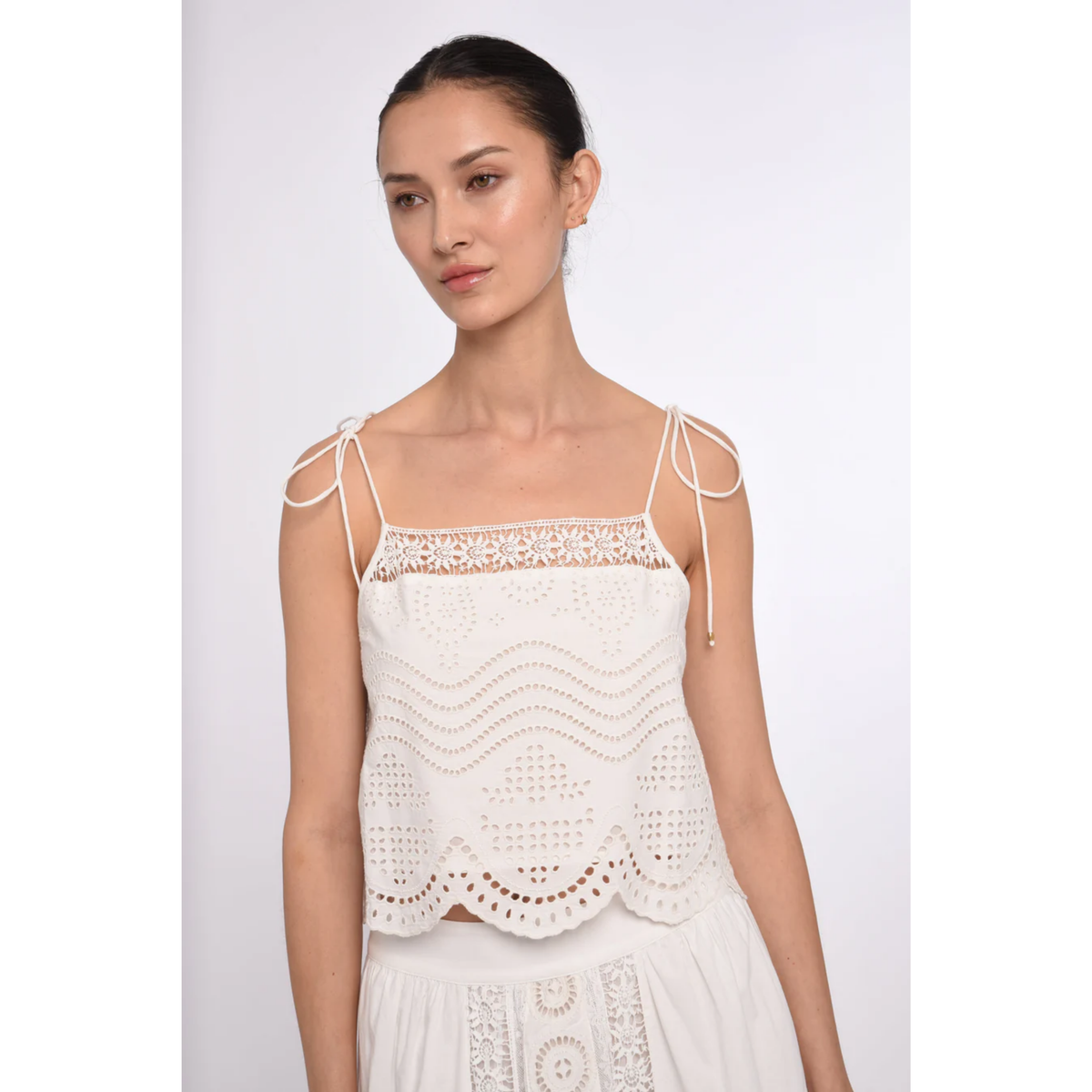 Ellie Cami Top - Bright White