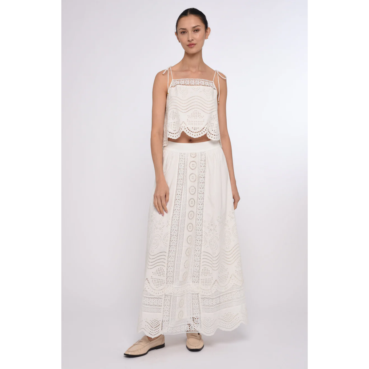 Ellie Cami Top - Bright White