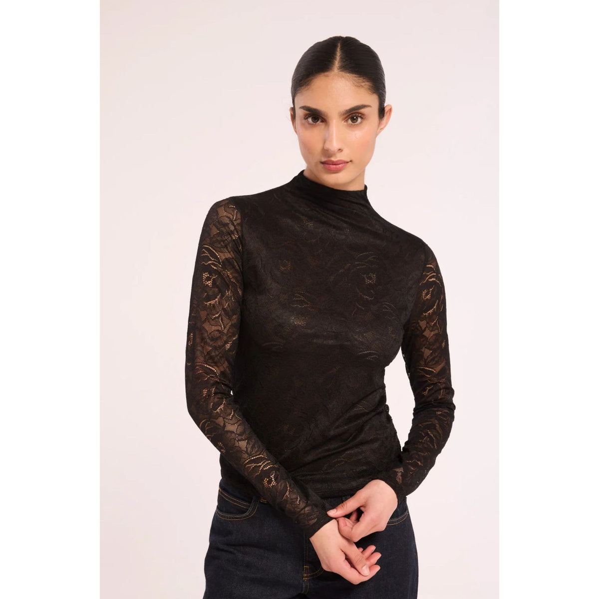 Emman Top - Black Lace
