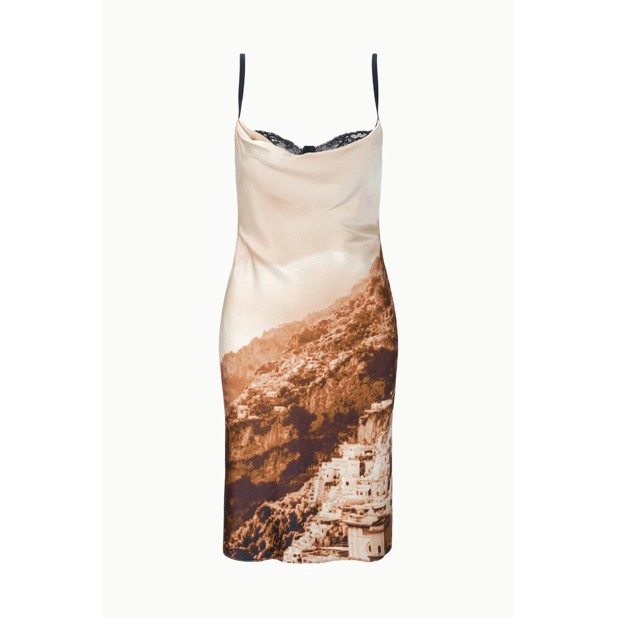 Evangeline Silk Dress - Cliffside