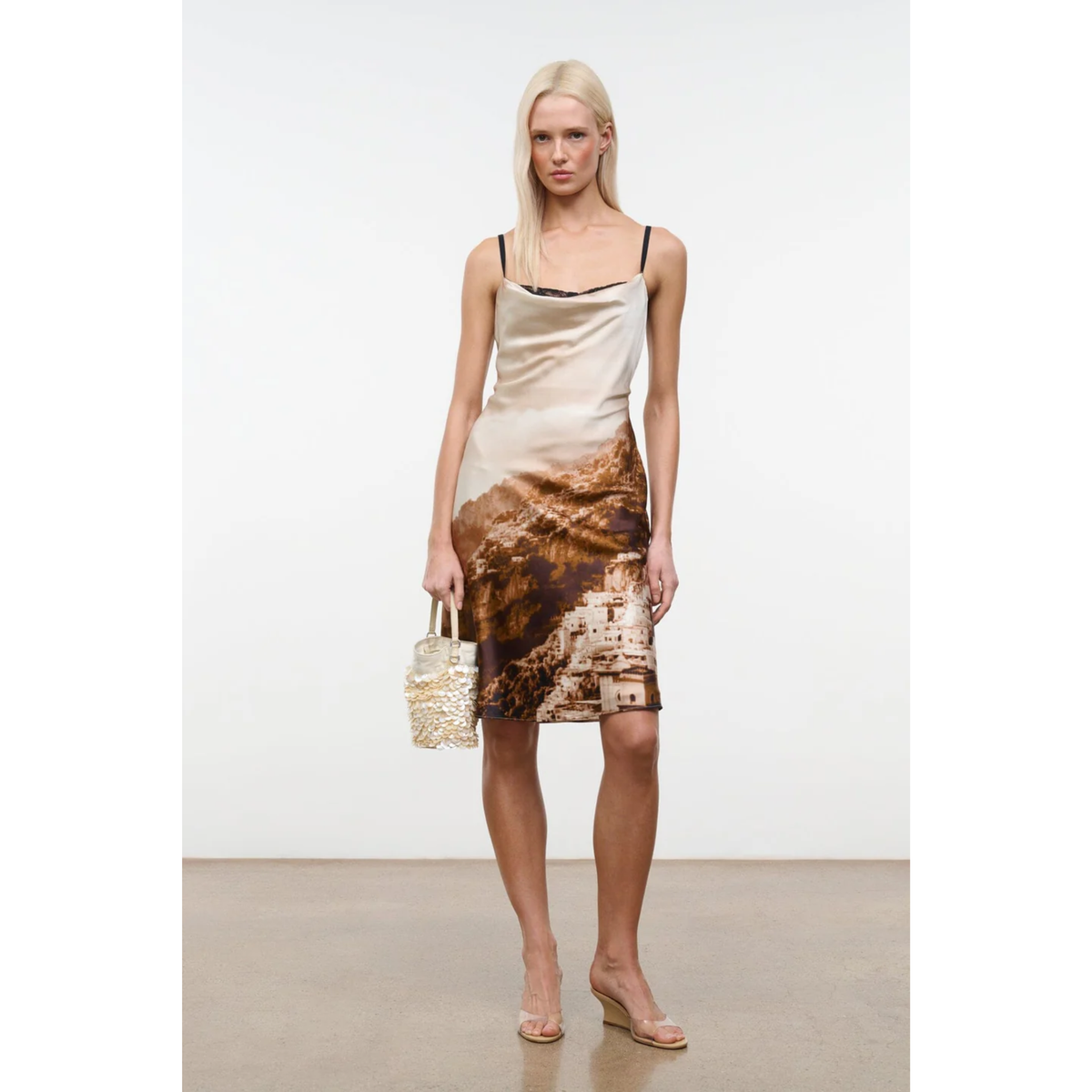 Evangeline Silk Dress - Cliffside