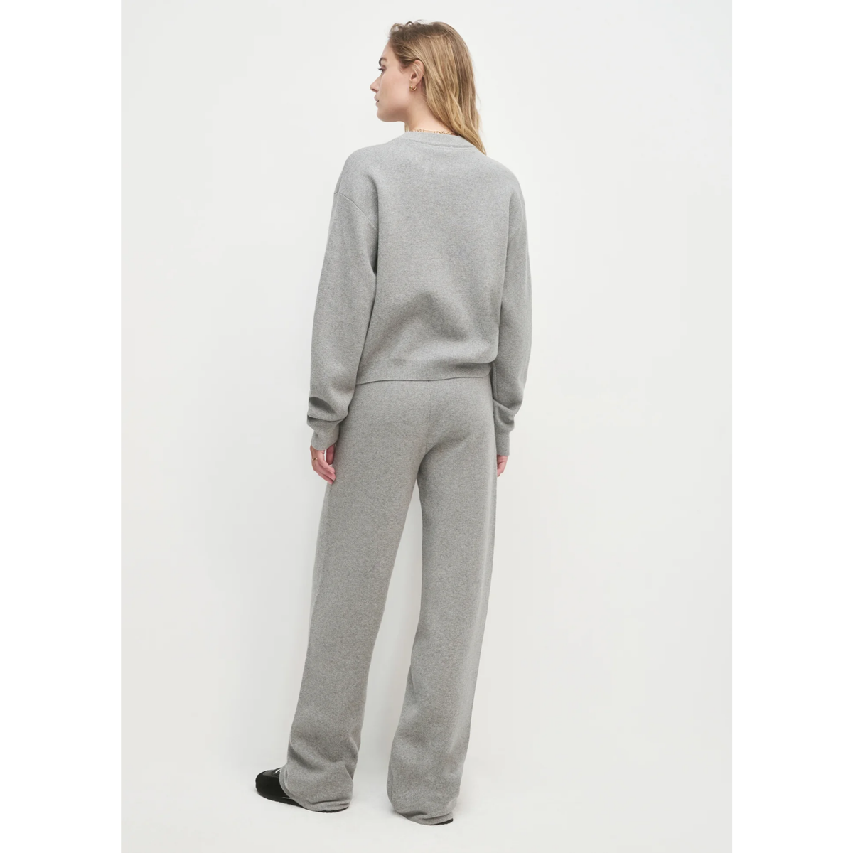 The Fatigue Sisters Wide Leg Pant - Heather Grey