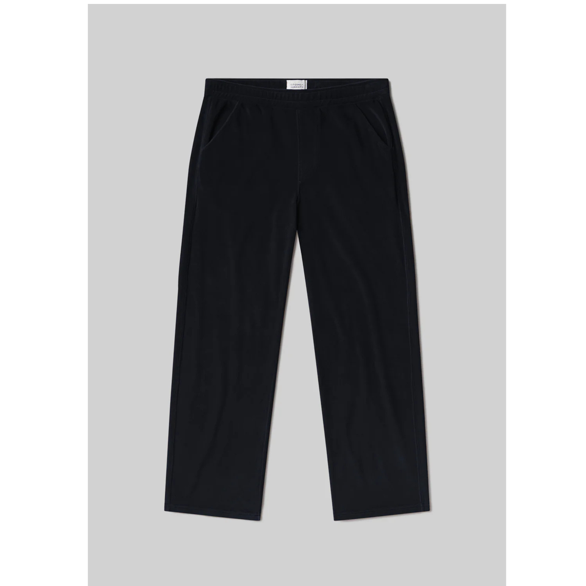 Brynn Drawstring Velour Pant - Notte