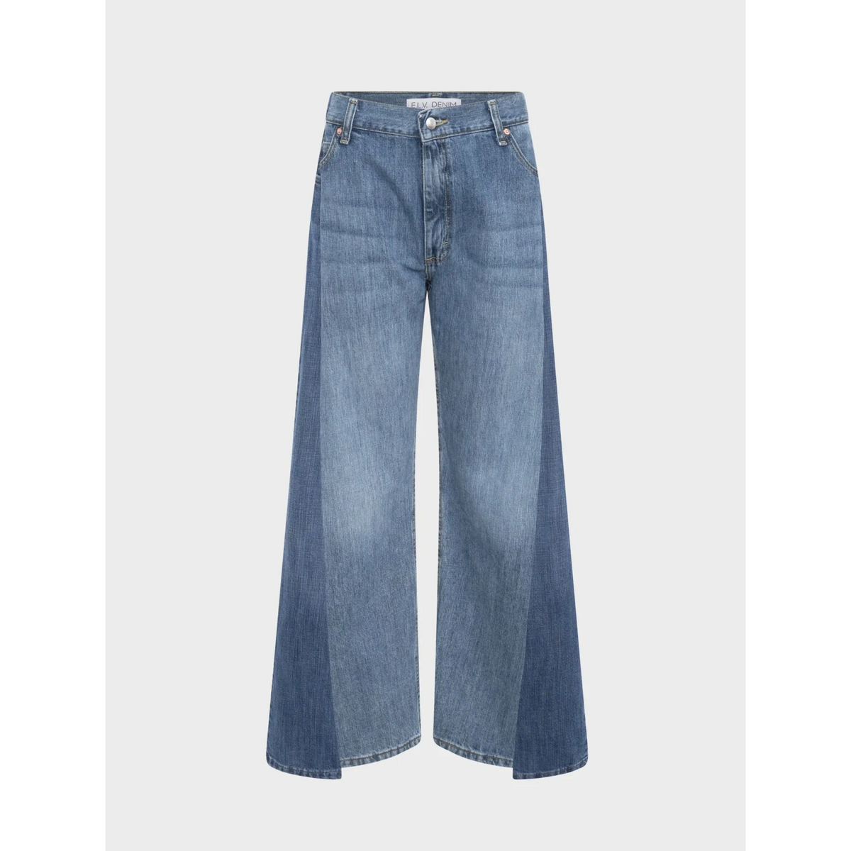 Freya Wide Leg Jean - Mid Light Blue