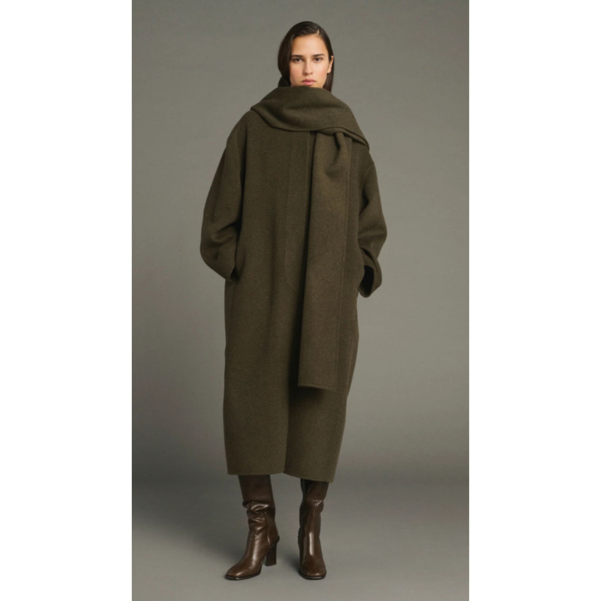 Finn Coat - Khaki Marl