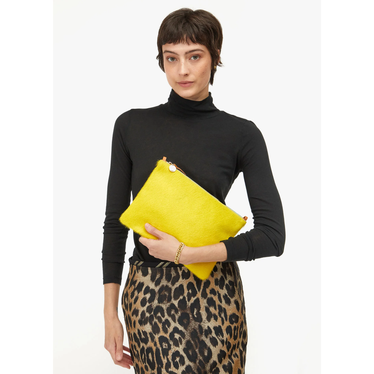 Flat Clutch W/Tabs - Citron