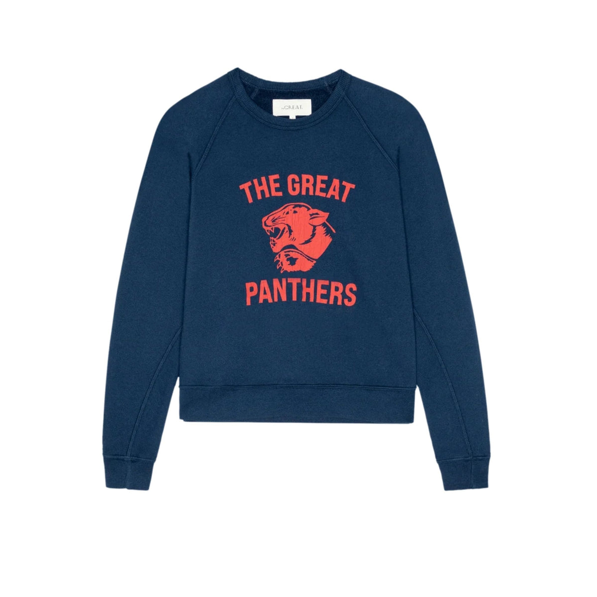 Fleece Rookie Sweatshirt W/ Growling Panther Graphic - True Navy