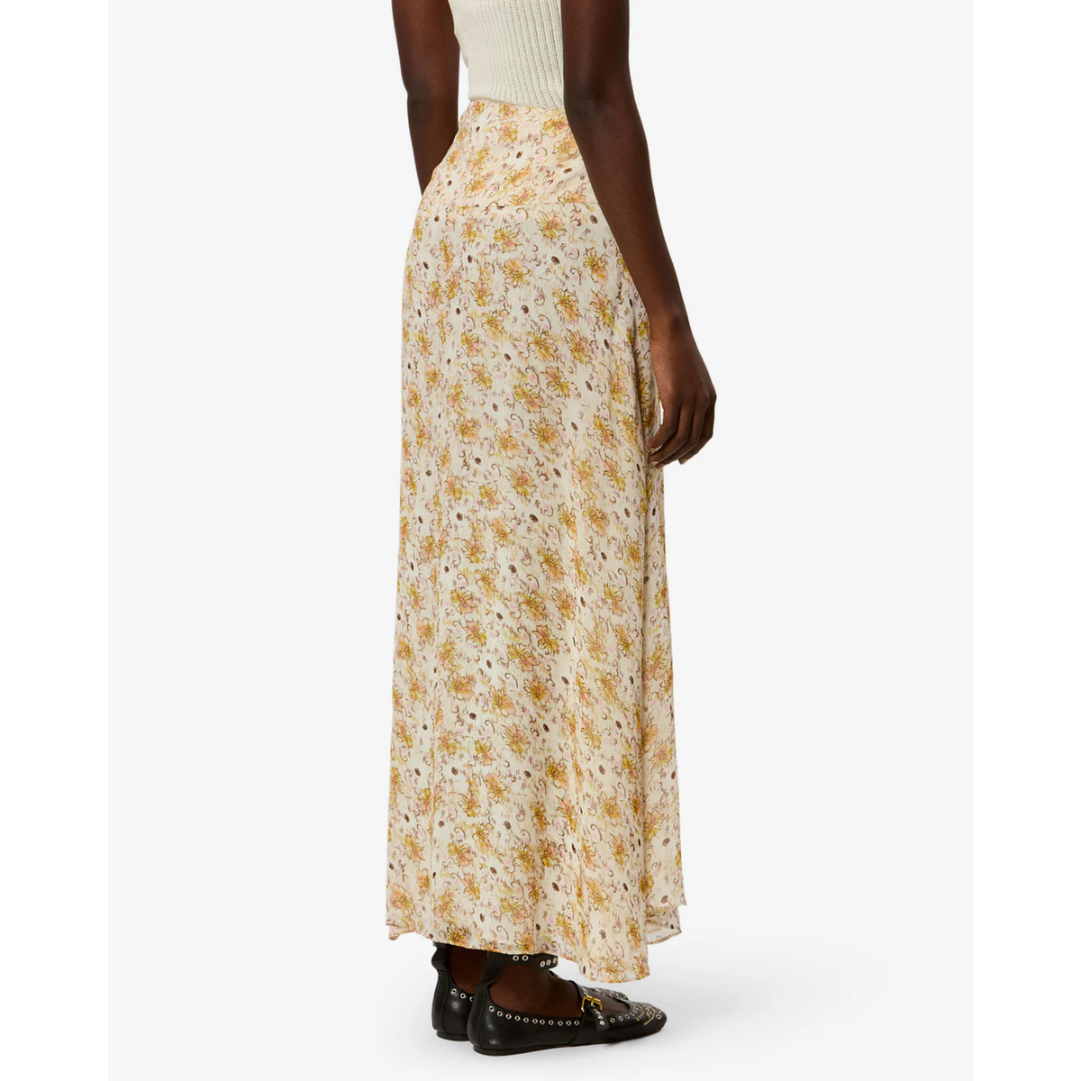 Fran Skirt - Light Yellow Ecru